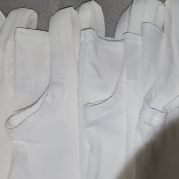 White Ribbed Tank Tops - Picture 4 of 10